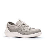 Clarks Women's Solevana Step Pale Grey Shoes - A&M Clothing & Shoes - Westlock