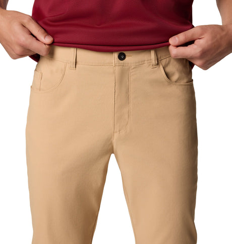 Columbia Men's Black Mesa 5 Pocket Chino Pant - Canoe