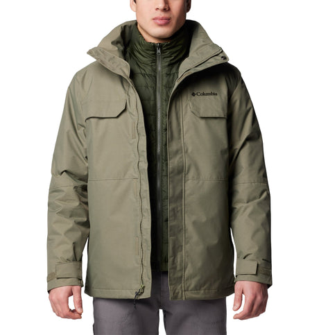 Columbia Men's Cloverdale II Interchange Jacket - Stone Green