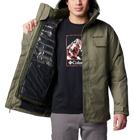 Columbia Men's Cloverdale II Interchange Jacket - Stone Green