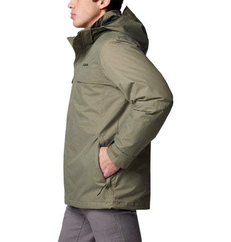 Columbia Men's Cloverdale II Interchange Jacket - Stone Green