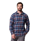 Columbia Men's Cornell Woods Flannel LS Shirt - Navy