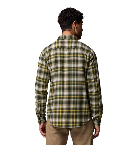 Columbia Men's Cornell Woods Flannel LS Shirt - Greenscape
