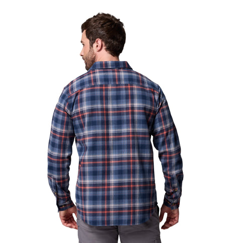 Columbia Men's Cornell Woods Flannel LS Shirt - Navy