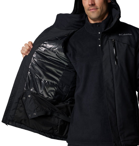 Columbia Men's Last Tracks II Winter Jacket - Black Melange