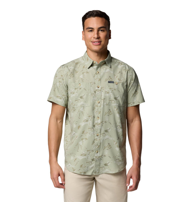 Columbia Men's Utilizer Printed Woven SS Shirt - A&M Clothing & Shoes - Westlock