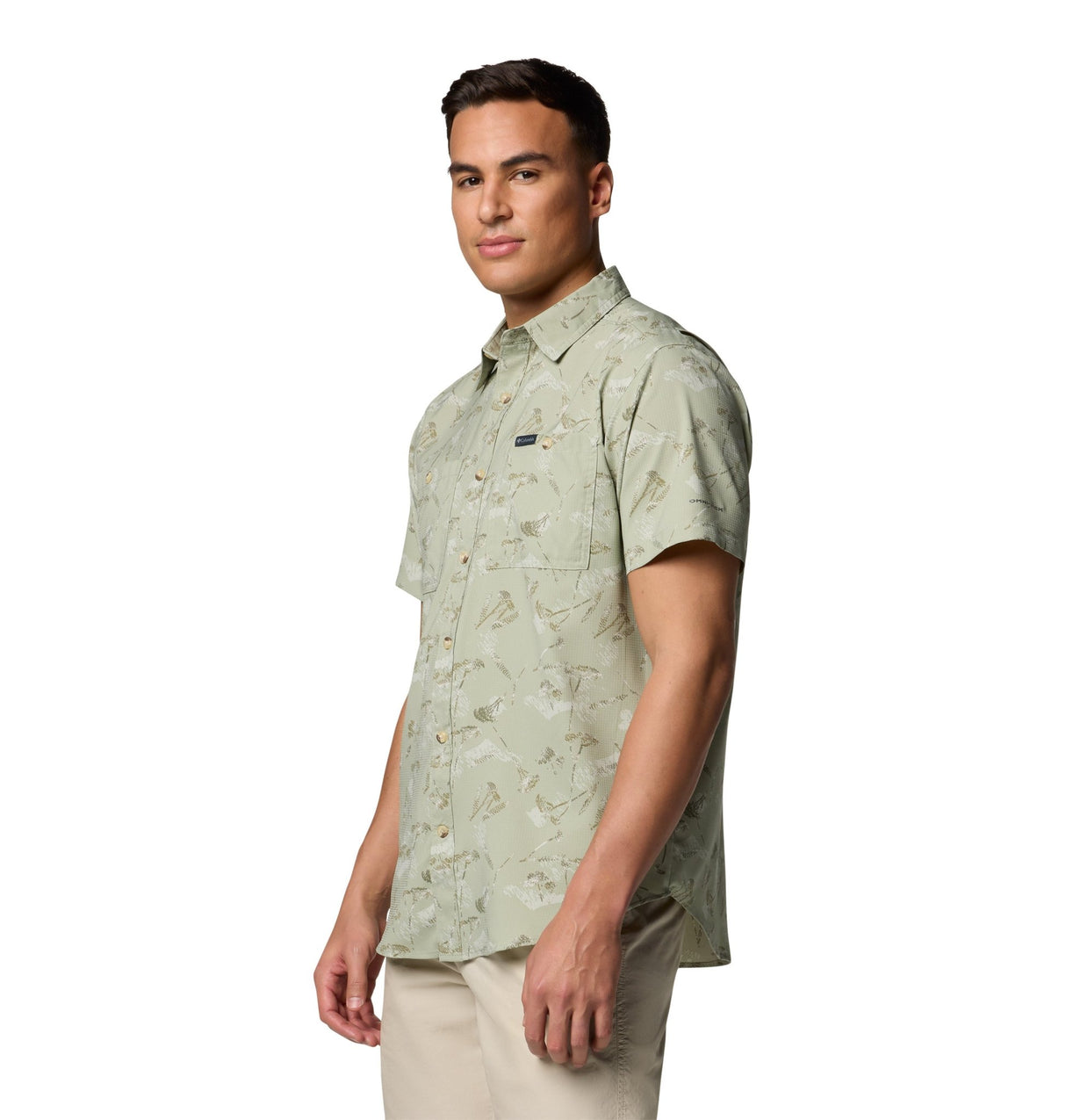 Columbia Men's Utilizer Printed Woven SS Shirt - A&M Clothing & Shoes - Westlock