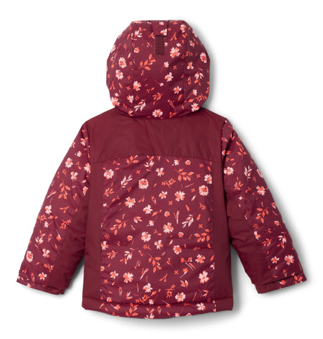 Columbia Toddler Girls Horizon Ride IV Print Jacket - Rich Wine