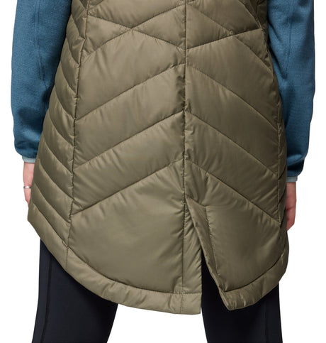 Columbia Women's Heavenly II Long Vest - Stone Green