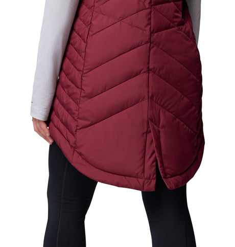 Columbia Women's Heavenly II Long Vest - Rich Wine