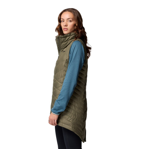 Columbia Women's Heavenly II Long Vest - Stone Green