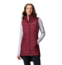 Columbia Women's Heavenly II Long Vest - Rich Wine
