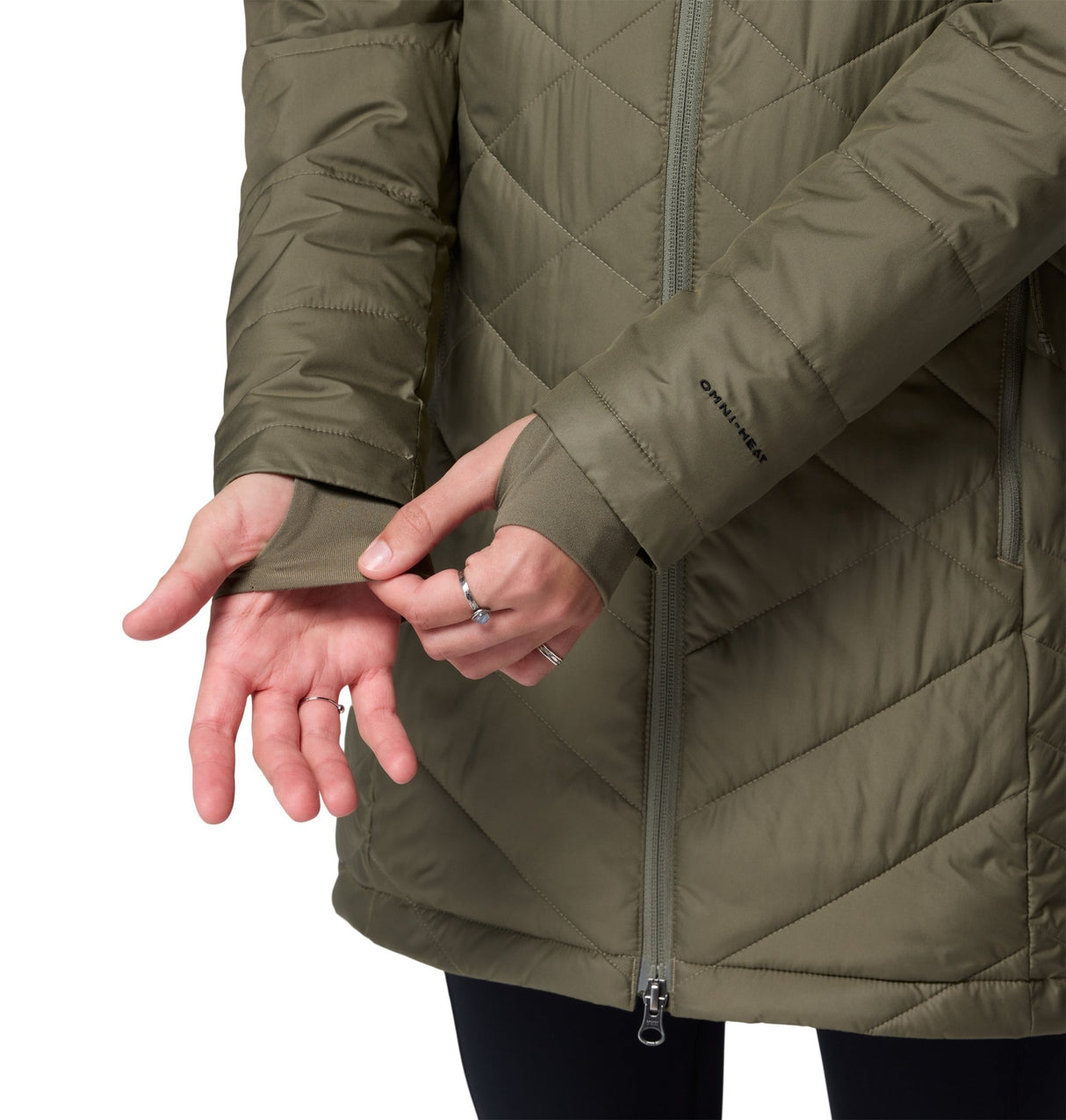 Columbia Women's Heavenly Long Hooded Jacket - A&M Clothing & Shoes - Westlock