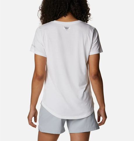 Columbia Women's Slack Water Knit Tee - White