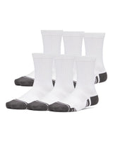 Under Armour Youth Performance Tech 6-Pack Crew Socks