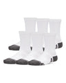 Under Armour Youth Performance Tech 6-Pack Crew Socks