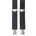 Custom Leather Men's Basic Work Suspender - Black