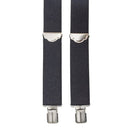 Custom Leather Men's Basic Work Suspender - Black