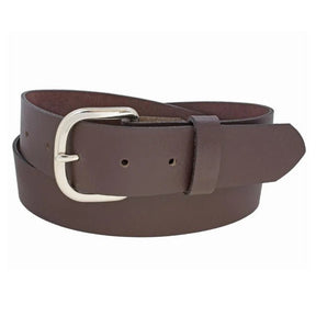 Custom Leather Men's Oversize Heavyweight Work Belt - Brown