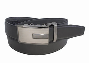 Custom Leather Men's Ratchet Belt - Black