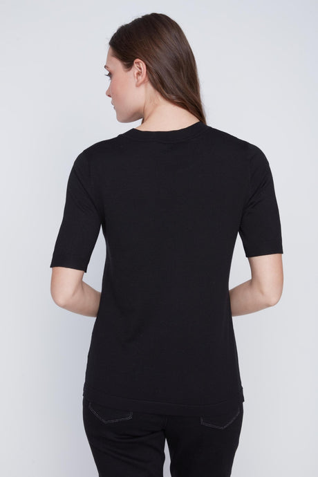 CYC Women's Crew Neck Top - Black