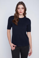 CYC Women's Crew Neck Top - Midnight Blue