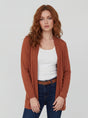 CYC Women's Long Sleeve Cardigan - Cinnamon