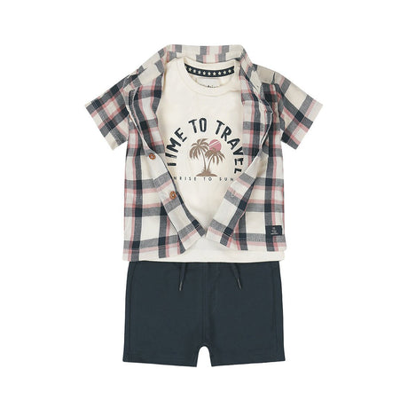 Dirkje Baby Boys 3 - Piece Shirt & Shorts Set - A&M Clothing & Shoes