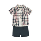 Dirkje Baby Boys 3 - Piece Shirt & Shorts Set - A&M Clothing & Shoes