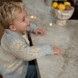 Dirkje Baby Boys Button-Up Cardigan - Harbour Mist