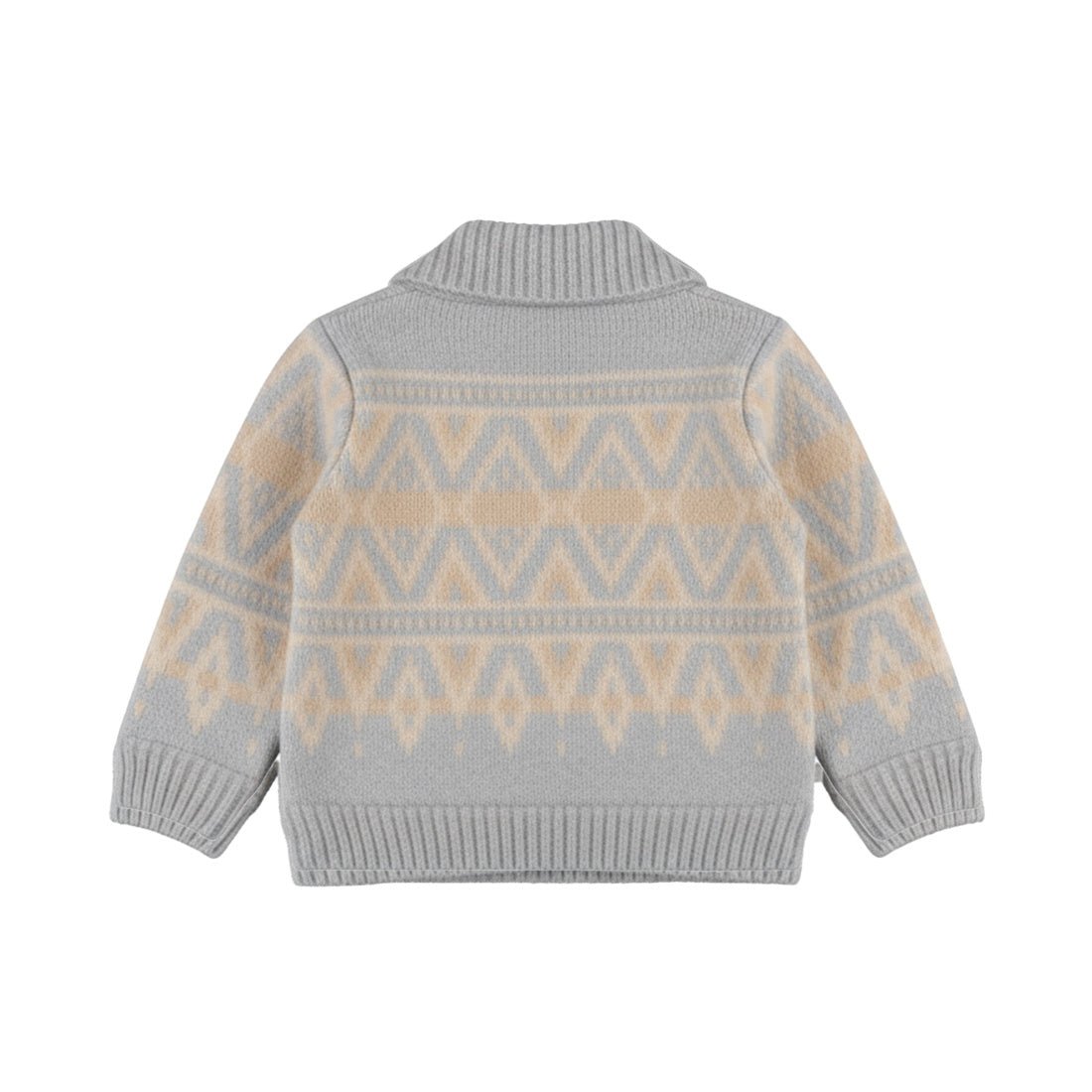Dirkje Baby Boys Button-Up Cardigan - Harbour Mist