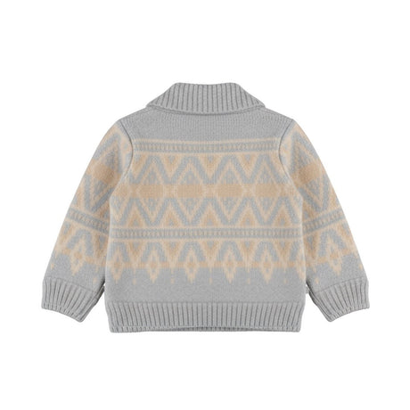Dirkje Baby Boys Button-Up Cardigan - Harbour Mist