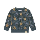 Dirkje Baby Boys Crew Neck Sweater - Steel