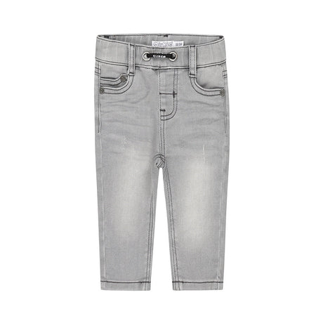 Dirkje Baby Boys Knitted Jeans - Grey
