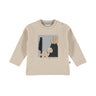 Dirkje Baby Boys Long Sleeve Graphic T-Shirt - Angora
