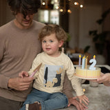 Dirkje Baby Boys Long Sleeve Graphic T-Shirt - Angora