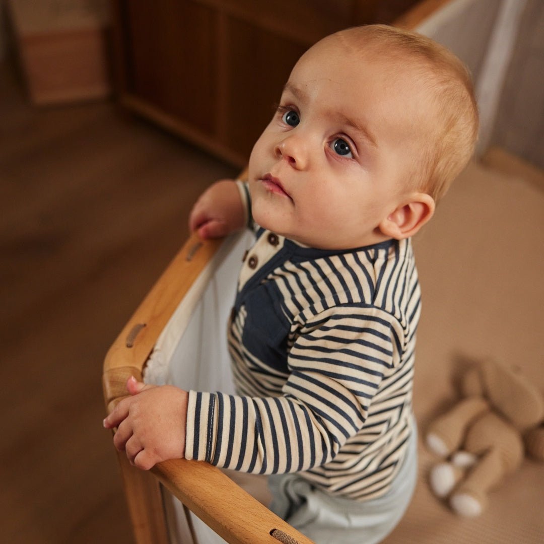 Dirkje Baby Boys Long Sleeve Henley T-Shirt - A&M Clothing & Shoes - Westlock