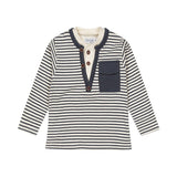 Dirkje Baby Boys Long Sleeve Henley T-Shirt - A&M Clothing & Shoes