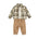 Dirkje Baby Boys Long Sleeve Shirt & Pants 3-Piece Set - Multi
