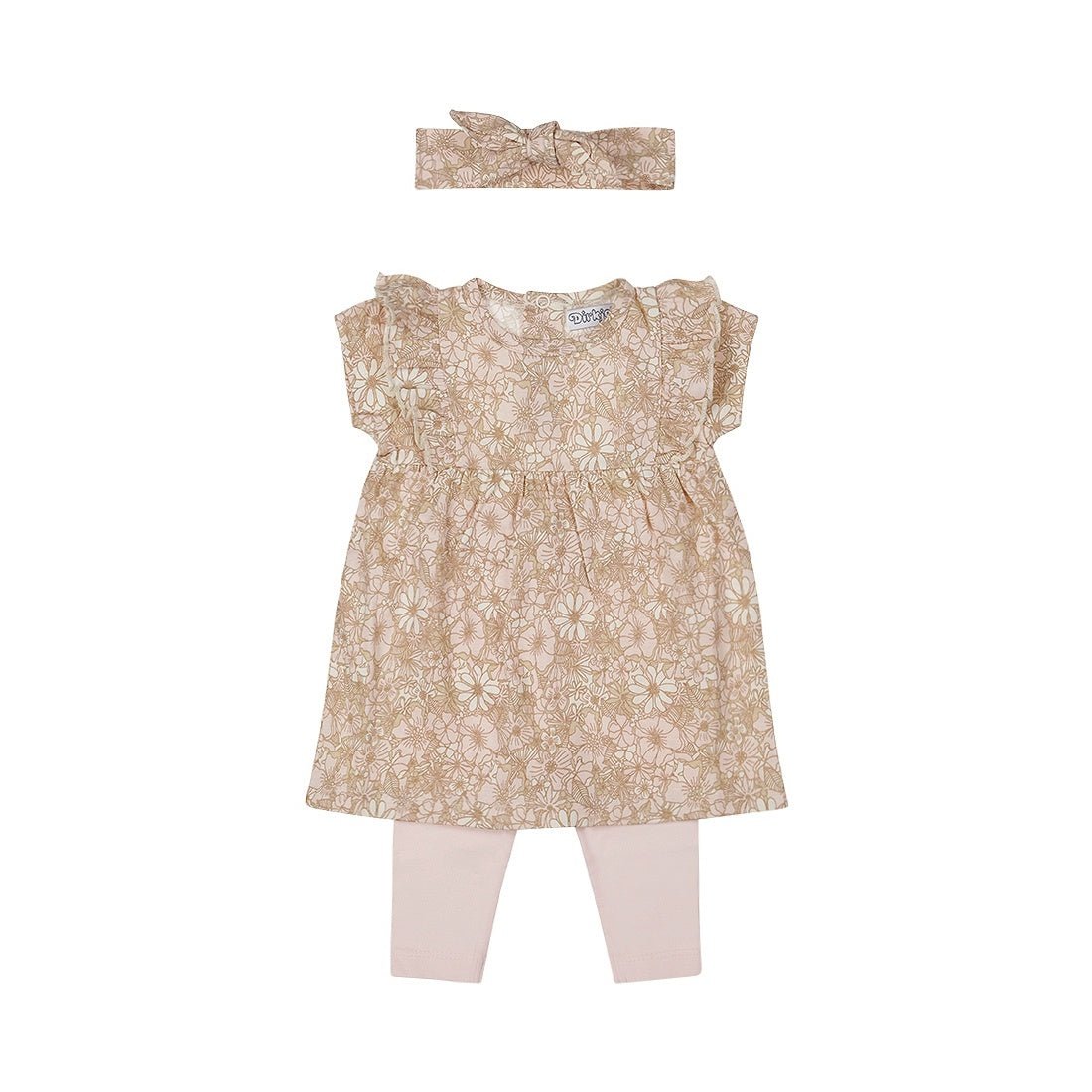 Dirkje Baby Girls 2pc Suit and Headband Set - A&M Clothing & Shoes - Westlock