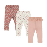 Dirkje Baby Girls 3-Pack Leggings - Misty Rose