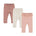 Dirkje Baby Girls 3-Pack Leggings - Misty Rose