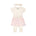 Dirkje Baby Girls 3-Piece Dress & Leggings Set - Soft Pink