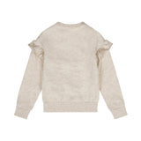 Dirkje Baby Girls Dropped Shoulder Ruffle Sweater - A&M Clothing & Shoes
