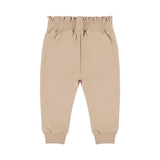 Dirkje Baby Girls Elastic Waist Joggers - Light Taupe