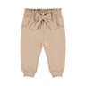 Dirkje Baby Girls Elastic Waist Joggers - Light Taupe