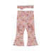 Dirkje Baby Girls Flared Leggings & Headband Set - Misty Rose
