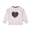 Dirkje Baby Girls Heart Sweater - Beige