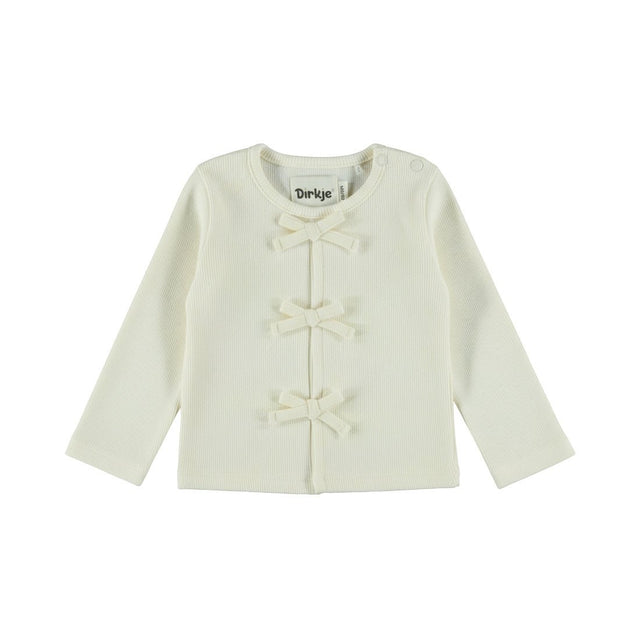 Dirkje Baby Girls Long Sleeve Top - Antique White