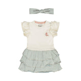 Dirkje Baby Girls Ruffle Dress & Headband Set - A&M Clothing & Shoes